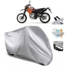 Yamaha XT 125 R Siyah Arka Çanta Uyumsuz Ultra Kalın Su Geçirmez Motor Brandası