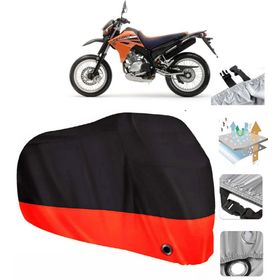 Yamaha XT 125 R Siyah Arka Çanta Uyumsuz Ultra Kalın Su Geçirmez Motor Brandası