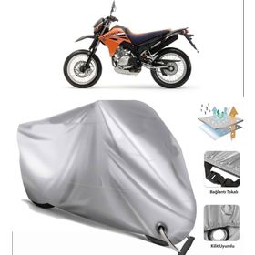 Yamaha XT 125 R Siyah Arka Çanta Uyumsuz Ultra Kalın Su Geçirmez Motor Brandası
