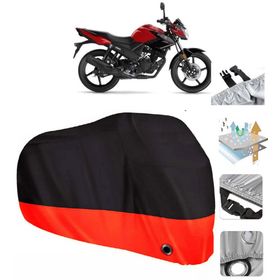 Yamaha YS 125 Siyah Arka Çanta Uyumsuz Ultra Kalın Su Geçirmez Motor Brandası