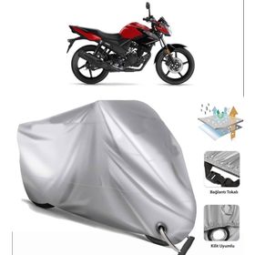 Yamaha YS 125 Siyah Arka Çanta Uyumsuz Ultra Kalın Su Geçirmez Motor Brandası