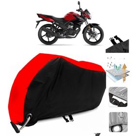 Yamaha YS 125 Siyah Arka Çanta Uyumsuz Ultra Kalın Su Geçirmez Motor Brandası