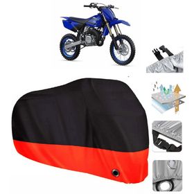 Yamaha YZ 85 Siyah Arka Çanta Uyumsuz Ultra Kalın Su Geçirmez Motor Brandası