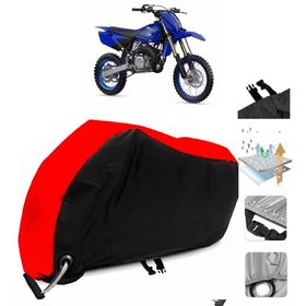 Yamaha YZ 85 Siyah Arka Çanta Uyumsuz Ultra Kalın Su Geçirmez Motor Brandası
