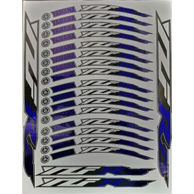 Yamaha YZF R25 Mavi Jant Şeridi