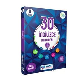 Yanıt Yayınları 8. Sınıf 30 LGS İngilizce Denemesi