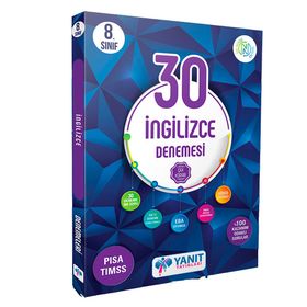 Yanıt Yayınları 8. Sınıf 30 LGS İngilizce Denemesi