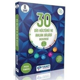 Yanıt Yayınları 8. Sınıf Din Kültürü ve Ahlak Bilgisi Çözümlü 30 Deneme