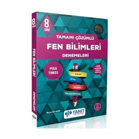 Yanıt Yayınları 8. Sınıf Fen Bilimleri Denemeleri Tamamı Çözümlü