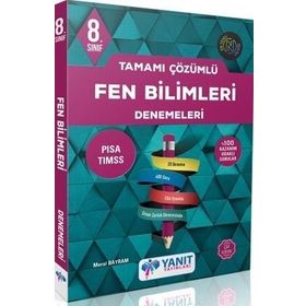 Yanıt Yayınları 8. Sınıf Fen Bilimleri Denemeleri Tamamı Çözümlü