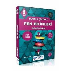 Yanıt Yayınları 8. Sınıf Fen Bilimleri Denemeleri Tamamı Çözümlü