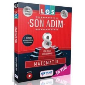 Yanıt Yayınları 8. Sınıf LGS 1. Dönem Son Adım Matematik Yeni Nesil Soru Bankası