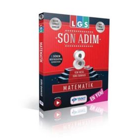 Yanıt Yayınları 8. Sınıf LGS 1. Dönem Son Adım Matematik Yeni Nesil Soru Bankası