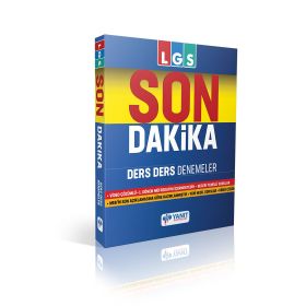 Yanıt Yayınları 8. Sınıf LGS 1. Dönem Son Dakika Ders Ders Denemeler