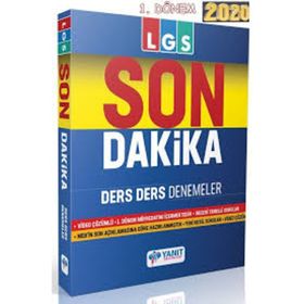 Yanıt Yayınları 8. Sınıf LGS 1. Dönem Son Dakika Ders Ders Denemeler