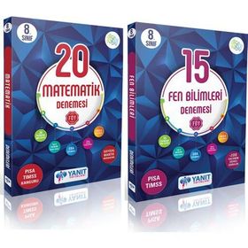Yanıt Yayınları 8. Sınıf LGS Adrenalin Matematik - Fen Soru Bankası Seti