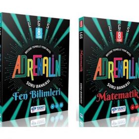 Yanıt Yayınları 8. Sınıf LGS Adrenalin Matematik - Fen Soru Bankası Seti