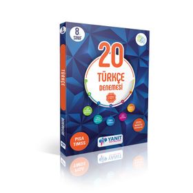 Yanıt Yayınları 8. Sınıf LGS Türkçe 20 Çözümlü Föy Deneme