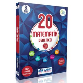 Yanıt Yayınları 8. Sınıf Matematik Video Çözümlü 20 Denemesi