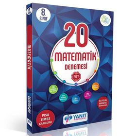 Yanıt Yayınları 8. Sınıf Matematik Video Çözümlü 20 Denemesi
