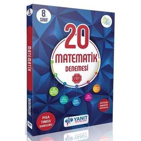 Yanıt Yayınları 8. Sınıf Matematik Video Çözümlü 20 Denemesi