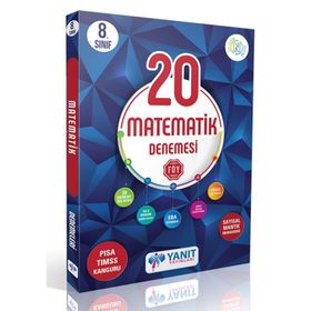 Yanıt Yayınları 8. Sınıf Matematik Video Çözümlü 20 Denemesi