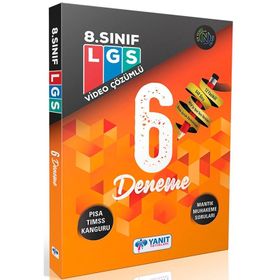 Yanıt Yayınları 8. Sınıf Video Çözümlü 6 Fasikül Deneme