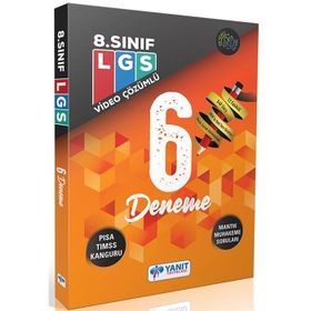 Yanıt Yayınları 8. Sınıf Video Çözümlü 6 Fasikül Deneme