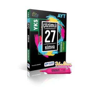 Yanıt Yayınları AYT Çözümlü 27 Kimya Branş Denemesi Yeni Müfredat