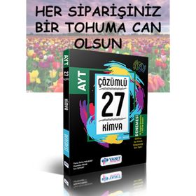 Yanıt Yayınları AYT Çözümlü 27 Kimya Branş Denemesi Yeni Müfredat