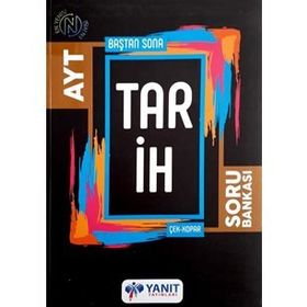 Yanıt Yayınları AYT Tarih Baştan Sona Soru Bankası