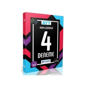 Yanıt Yayınları AYT Video Çözümlü 4 Deneme
