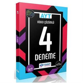 Yanıt Yayınları AYT Video Çözümlü 4 Deneme
