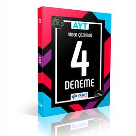 Yanıt Yayınları AYT Video Çözümlü 4 Deneme