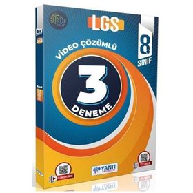 Yanıt Yayınları - LGS 8. Sınıf 3 Deneme