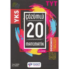 Yanıt Yayınları TYT Matematik 20 Çözümlü Denemesi