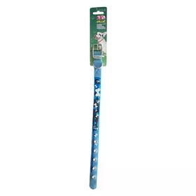 Yankel 26-36 cm Mavi Kemik Desenli Köpek Boyun Tasması