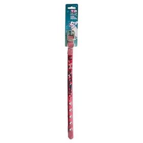 Yankel 26-36 cm Pembe Kemik Desenli Köpek Boyun Tasması