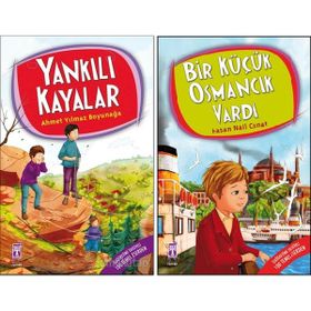 Yankılı Kayalar - Bir Küçük Osmancık Vardı - 2 Kitap Set - Ahmet Yılmaz Boyunağa - Hasan Nail Canat
