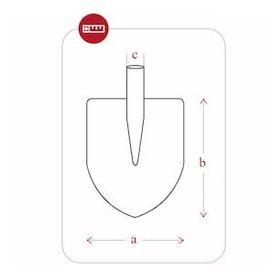 Yaparlar 5160 255x280 mm Sapsız İnşaat Küreği