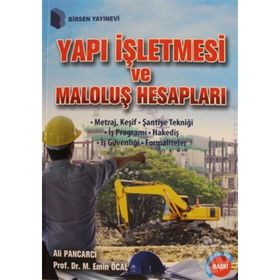 YAPI İŞLETMESİ VE MALOLUŞ HESAPLARI - ALI PANCARCI;M. EMIN ÖCAL