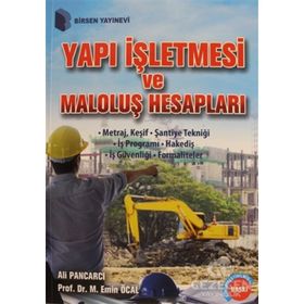 YAPI İŞLETMESİ VE MALOLUŞ HESAPLARI - ALI PANCARCI;M. EMIN ÖCAL