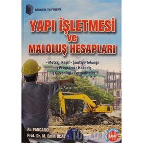 YAPI İŞLETMESİ VE MALOLUŞ HESAPLARI - ALI PANCARCI;M. EMIN ÖCAL