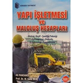 YAPI İŞLETMESİ VE MALOLUŞ HESAPLARI - ALI PANCARCI;M. EMIN ÖCAL