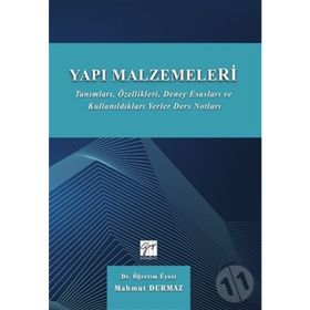 Yapı Malzemeleri - Mahmut Durmaz