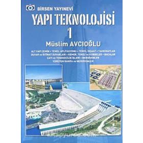 YAPI TEKNOLOJISI 1 - MÜSLİM AVCIOĞLU