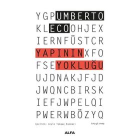 Yapının Yokluğu - Umberto Eco - Alfa Yayıncılık