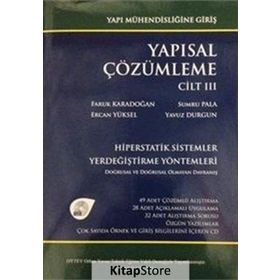 Yapısal Çözümleme Cilt 3 - Yavuz Durgun Faruk Karadoğan Ercan Yüksel Sumru Pala