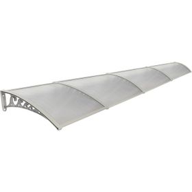 Yapısan Gri Plastik Ayak 6 mm Levhalı Pratik Sundurma Kanopi Tente