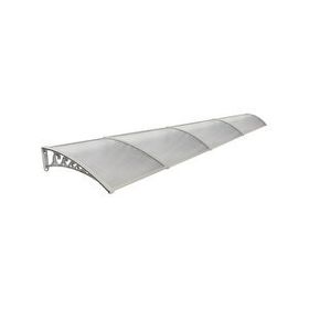 Yapısan Gri Plastik Ayak 6 mm Levhalı Pratik Sundurma Kanopi Tente